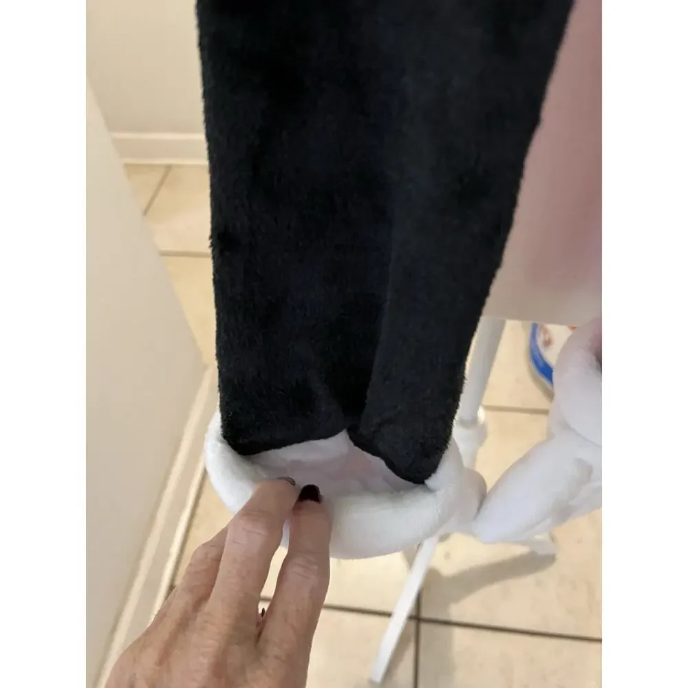 Disney Parks Minnie Mouse Polka dots Bow Plush Hat Ears w Scarf Mittens One Size - Picture 3 of 7